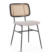 szurke vilagos fekete fem szek rattan hattamla modern lakas otthon retro etterem kavezo butor loft ipari.jpg